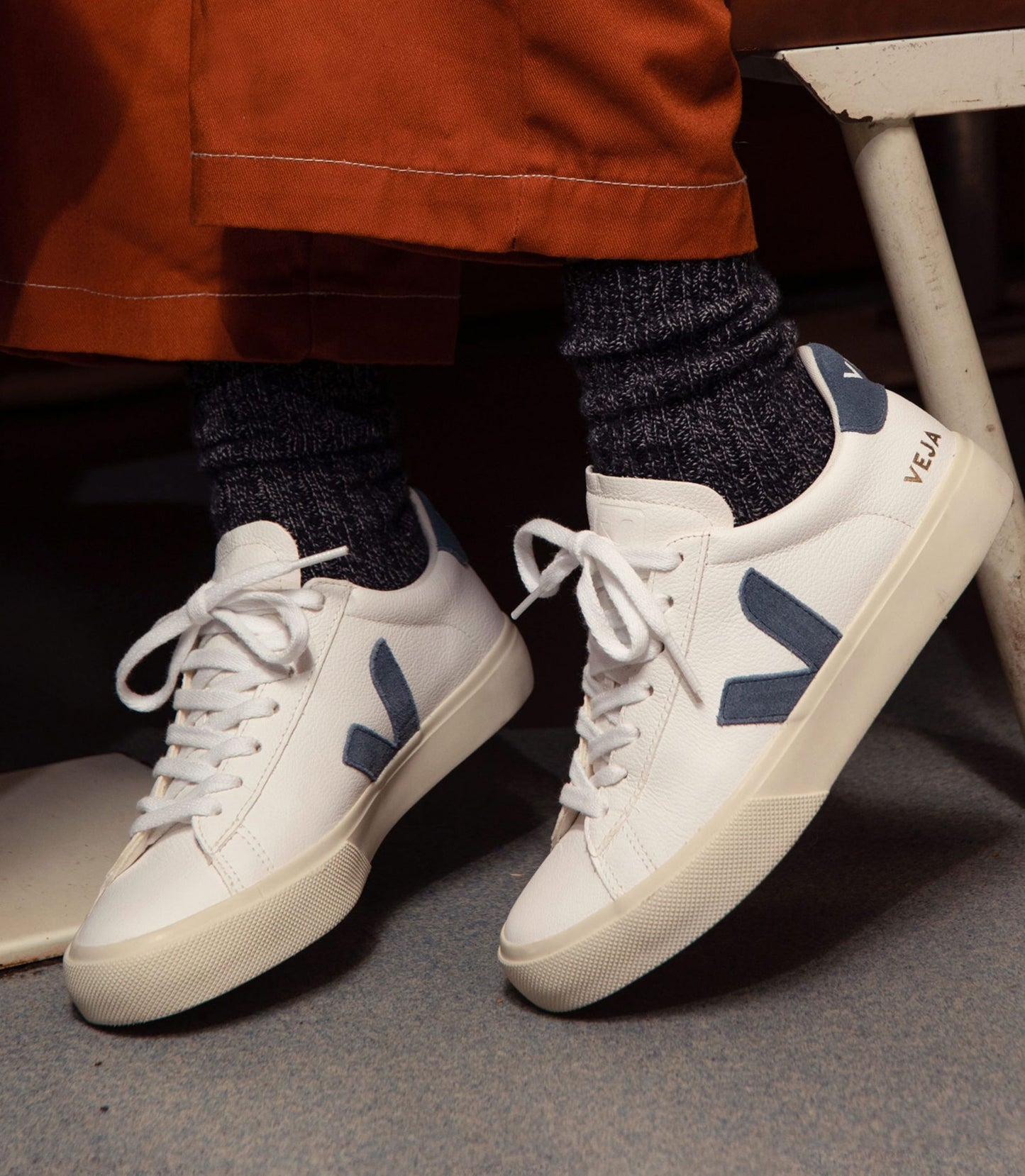 Veja CAMPO LEATHER WHITE CALIFORNIA