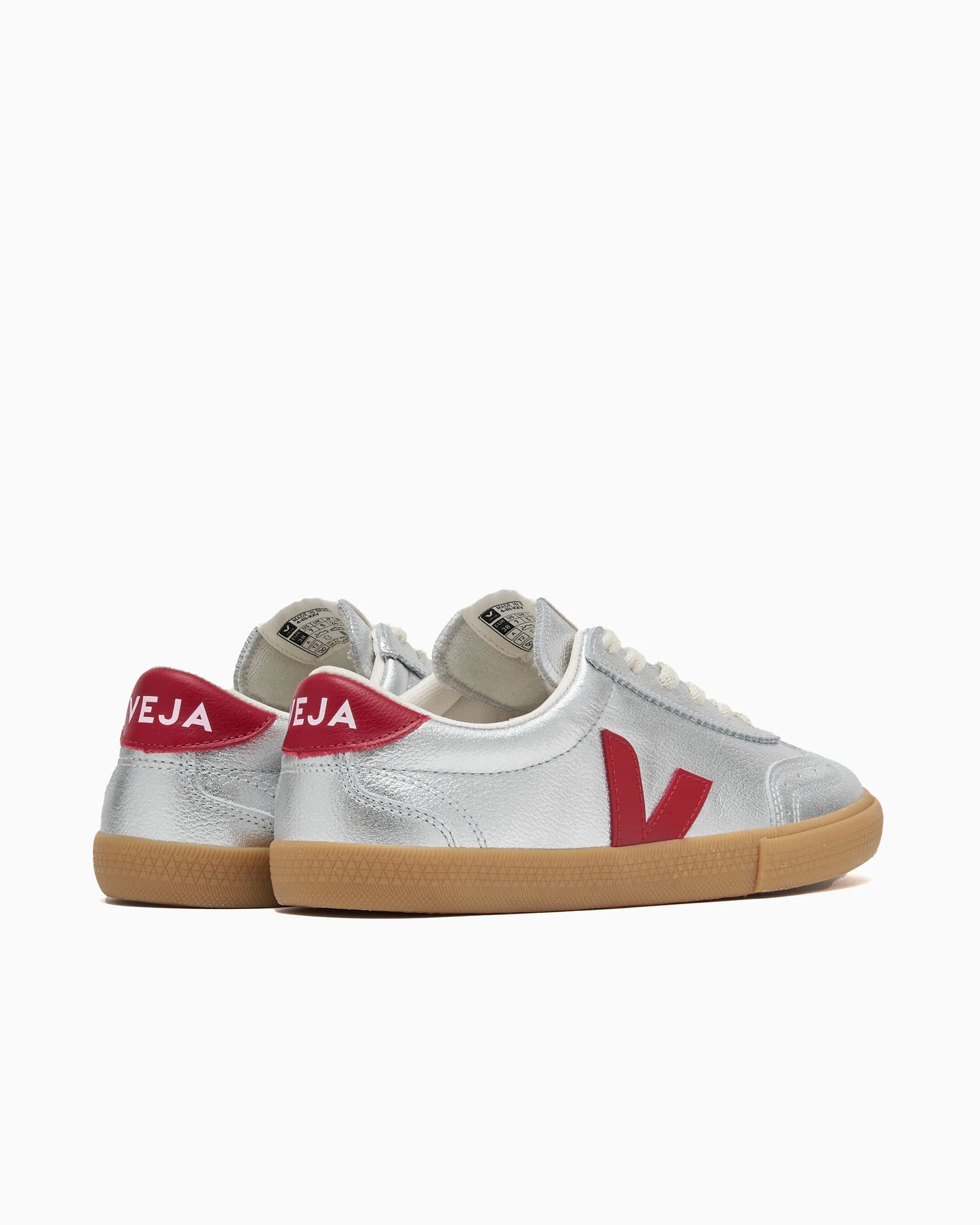 Veja Volley leather silver