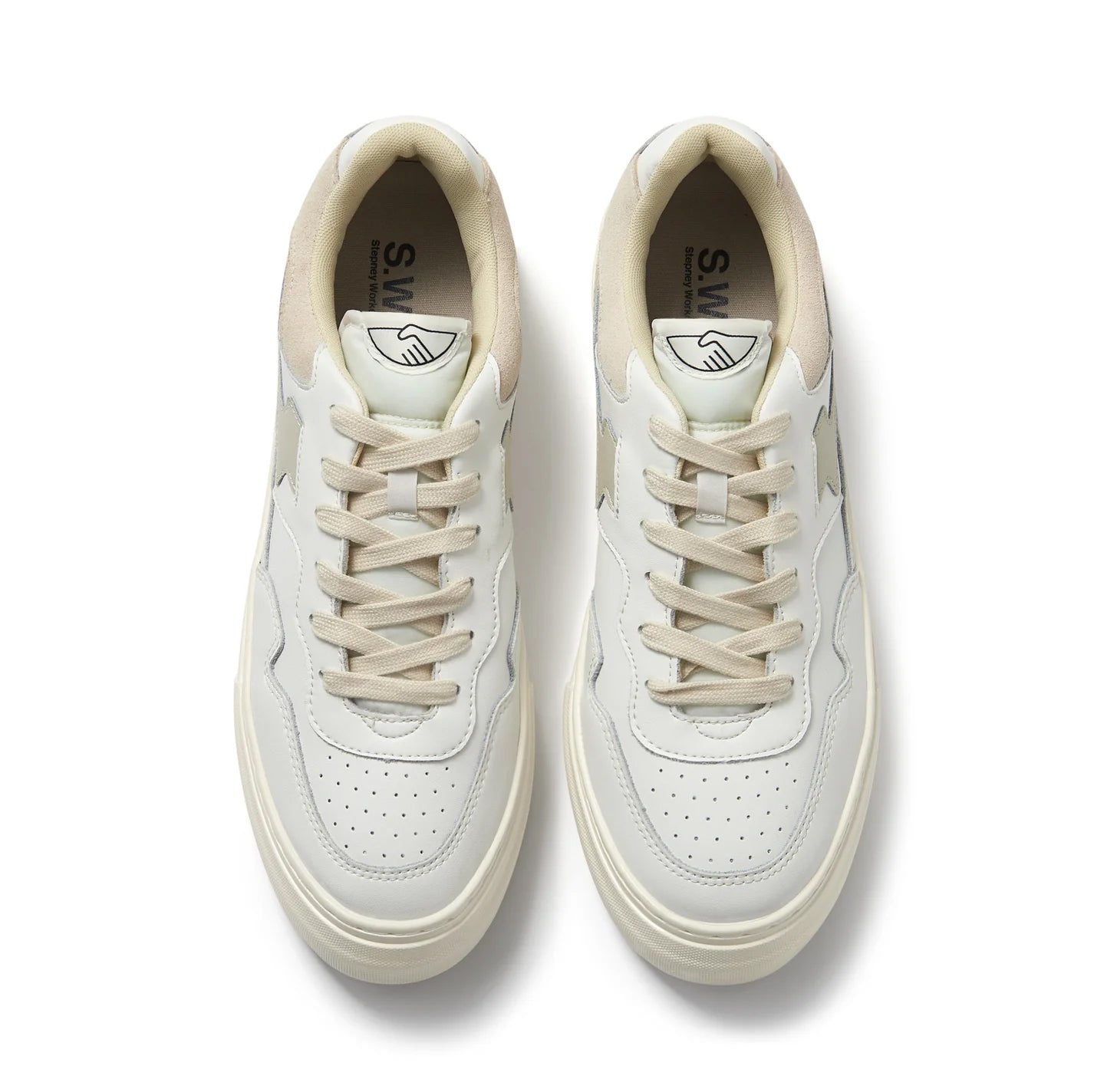 S.W.C PEARL S-STRIKE LEATHER WHITE-PUTTY