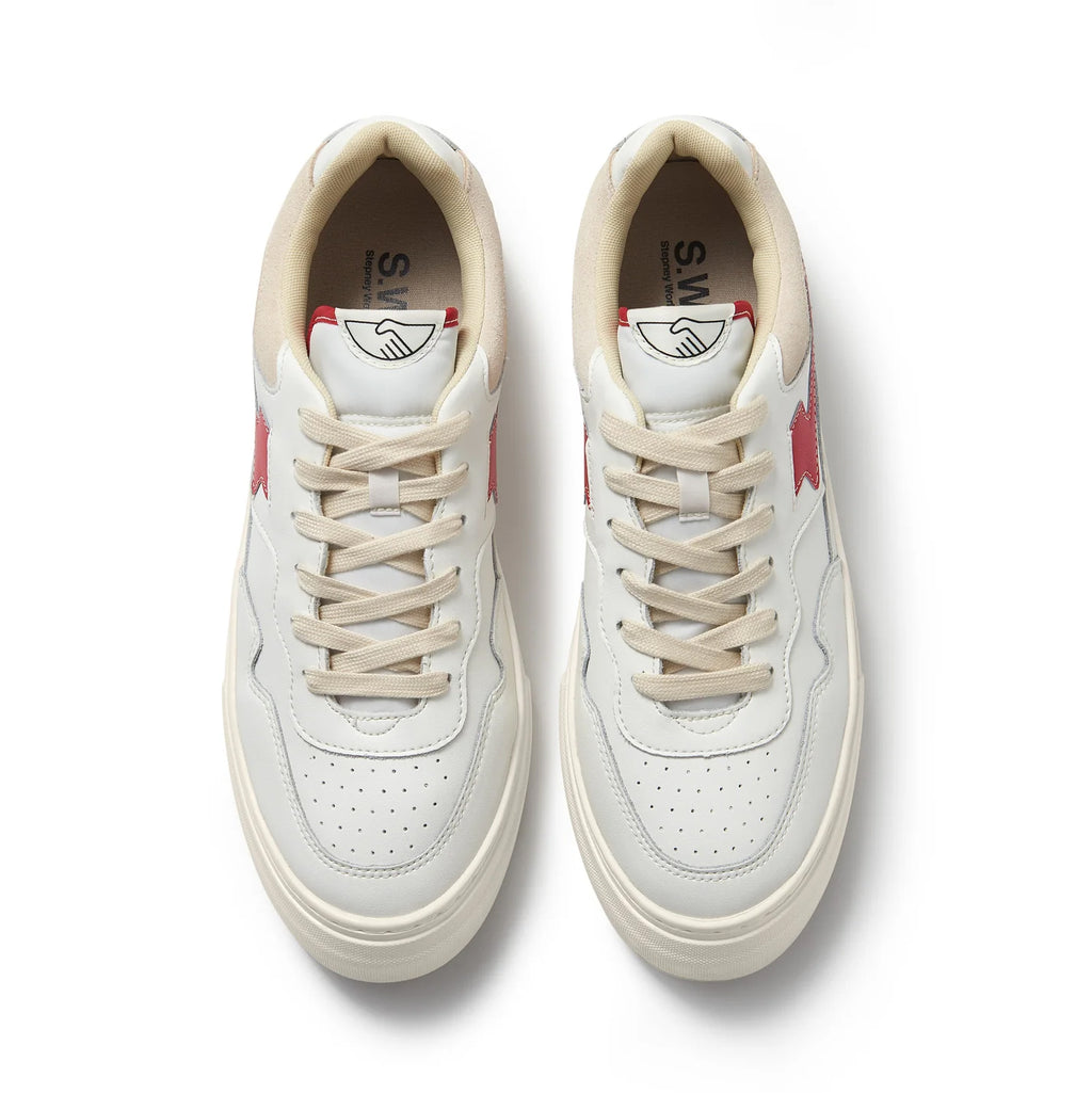 SWC PEARL S-STRIKE LEATHER սպիտակ-կարմիր