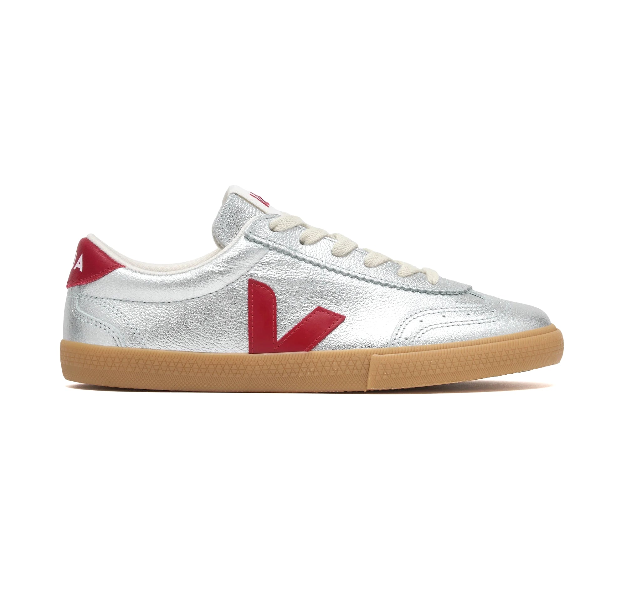 Veja Volley leather silver