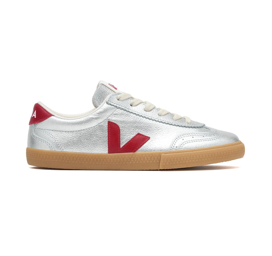 Veja Volley leather silver