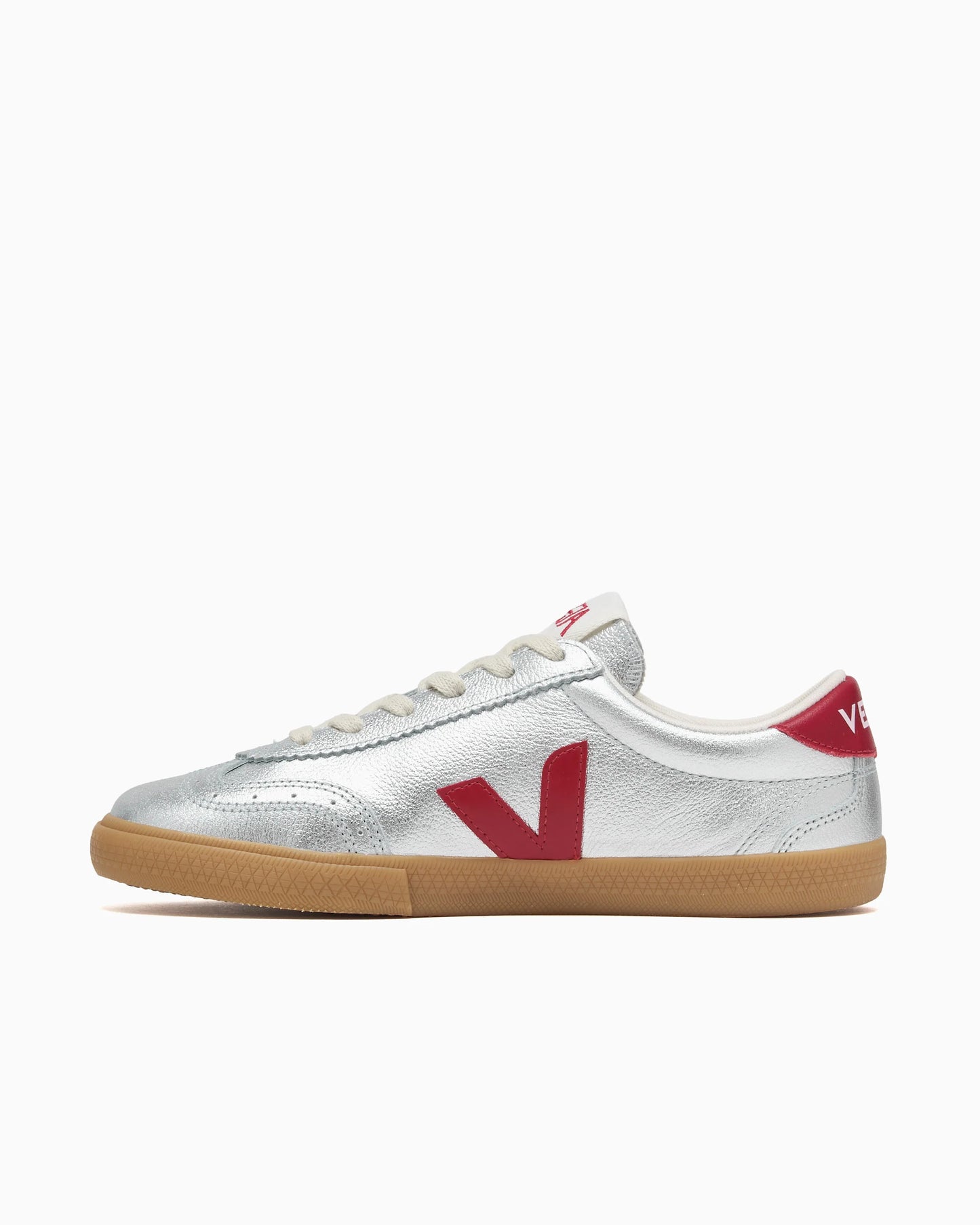 Veja Volley leather silver