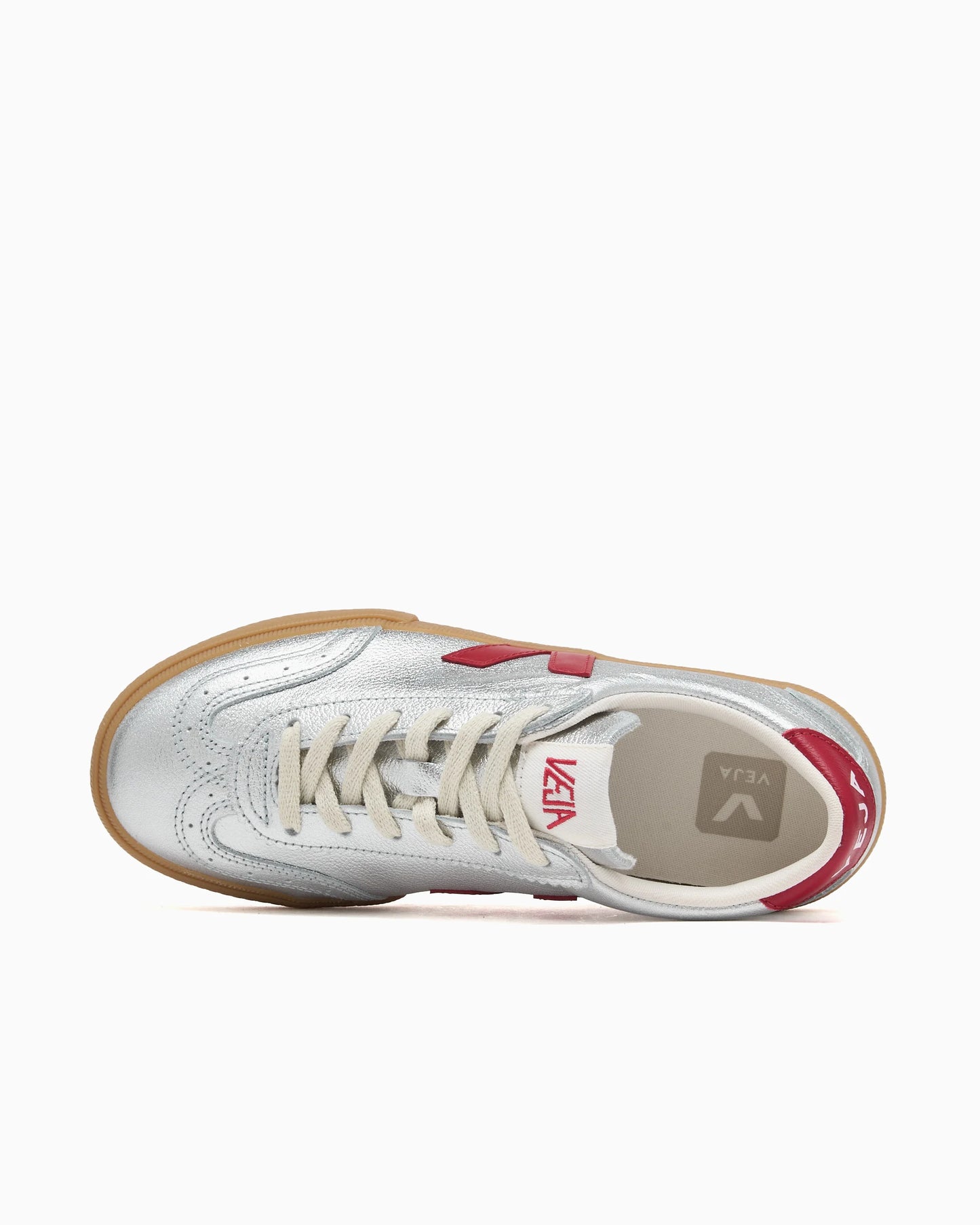 Veja Volley leather silver