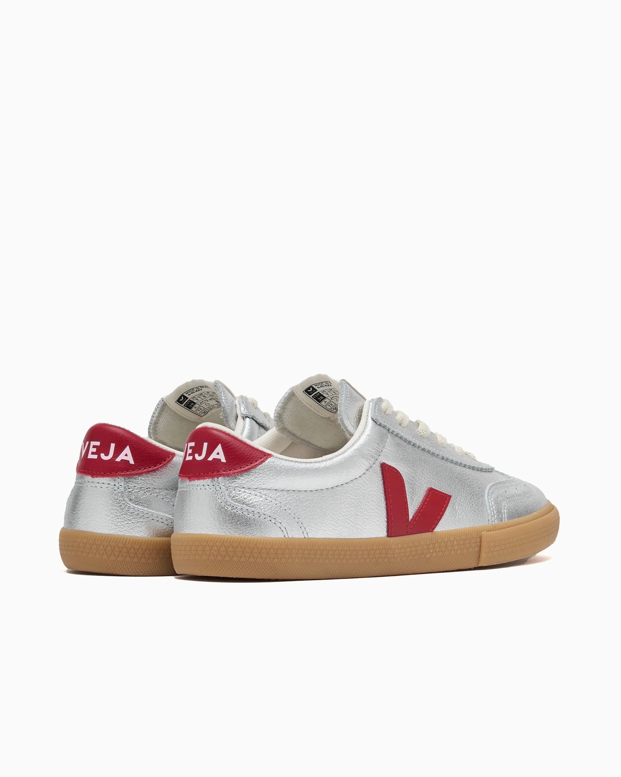 Veja Volley leather silver